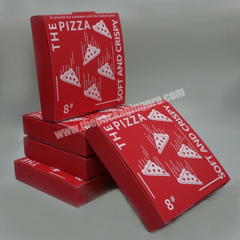Supplier Folding Mini Pizza Packaging Box with Handles