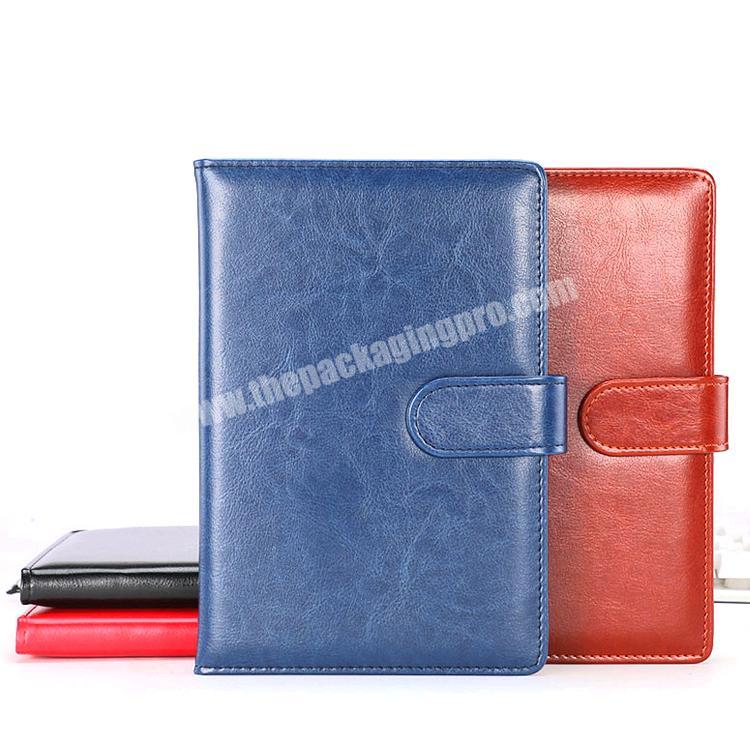 TOP Factory wholesale custom Personalized Notebooks Leather Journal Diary with Magnet
