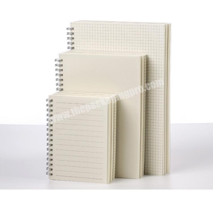 Transparent PVC Cover A5 Journal Spiral Loose Leaf Waterproof Notebook
