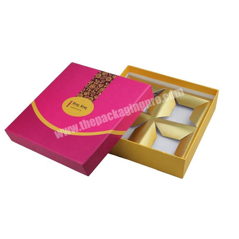 Waffle Mooncake Packaging Box Cardboard Paper Pie Slice Fortune Cookie Boxes Origami For Dessert