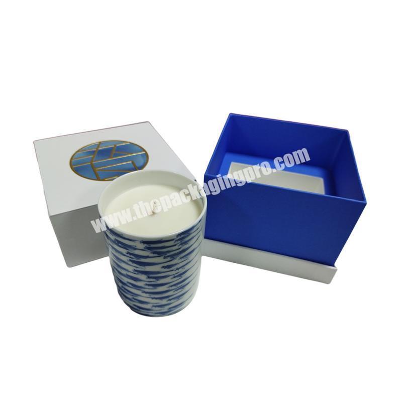 Wedding Candle Recycle Luxury Paper Gift Box Packaging Manufacturer in Shanghai and Dongguan