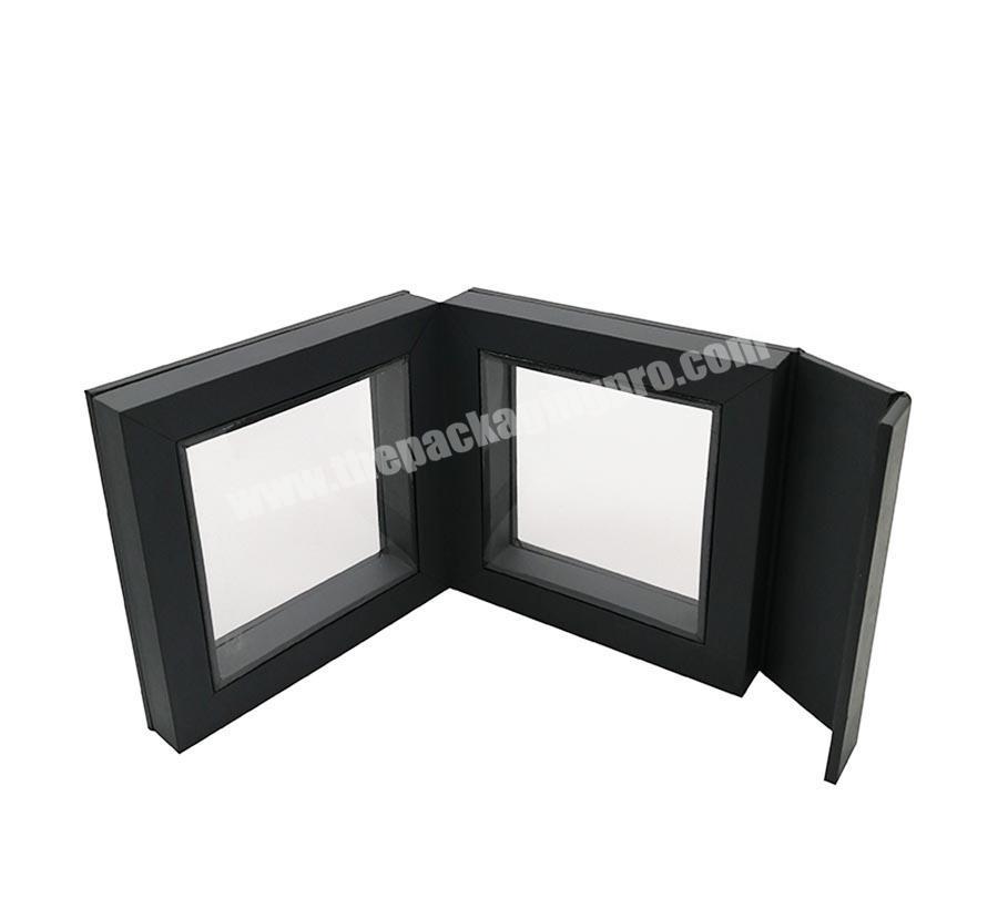 Wholesale Black Cardboard Decorative Double Sided Photo Frames