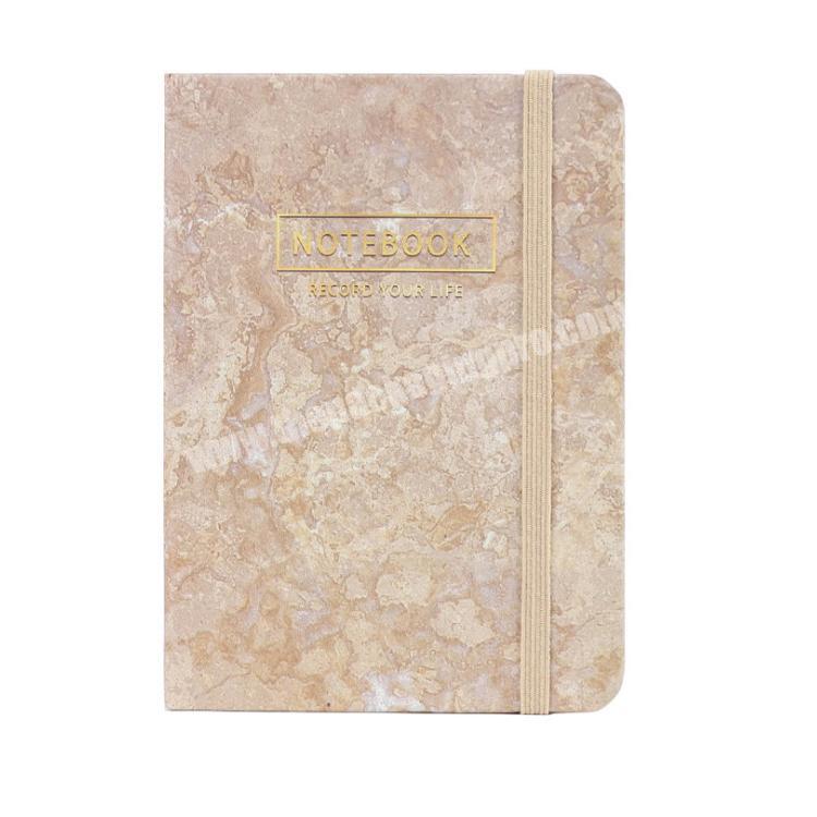 Wholesale Custom A5 A6 Diary Daily Weekly Monthly Marble Planner Notebook