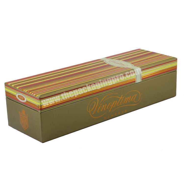 Wholesale Custom Flip Magnet MDF Luxury  Gift Packaging Wood Wooden Wine Box