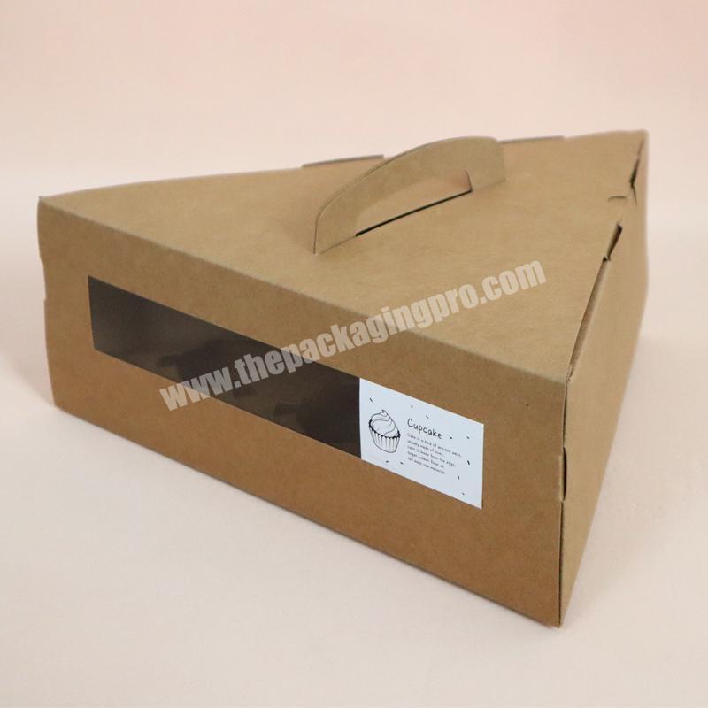 Wholesale Custom Handle Cup Cake Boxes with Window