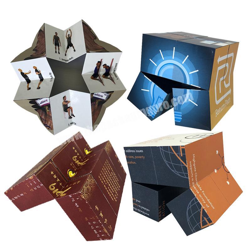 Wholesale Custom Kids Educational Toys Magnet Block Folding Magic Cube Puzzle