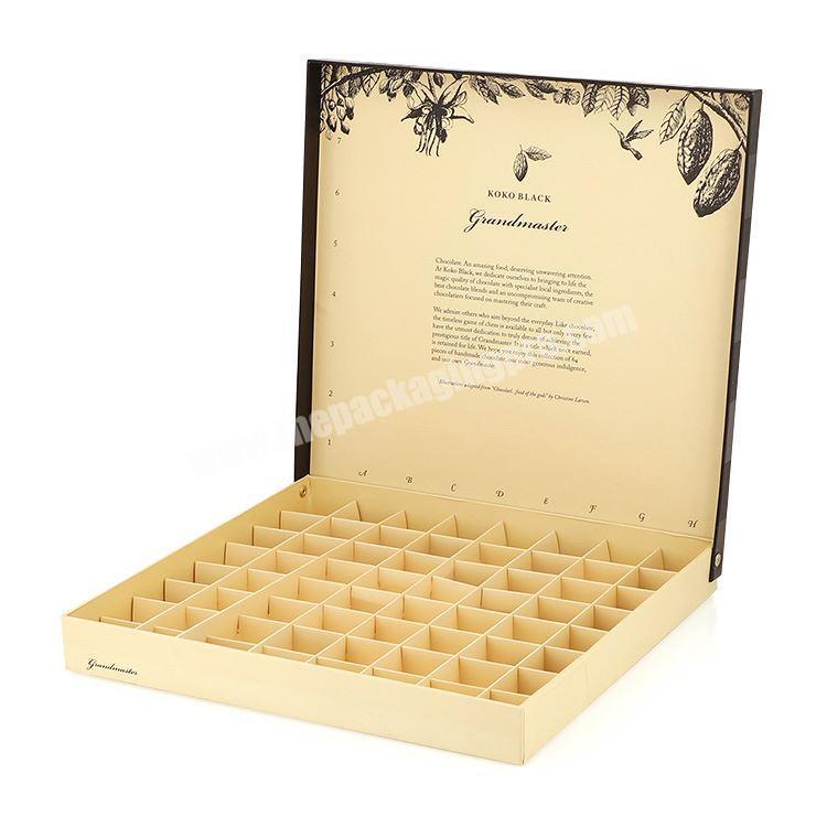 Wholesale Custom Printed Food Paper box Grade Rigid Cardboard Candy Chocolate Baklava Box