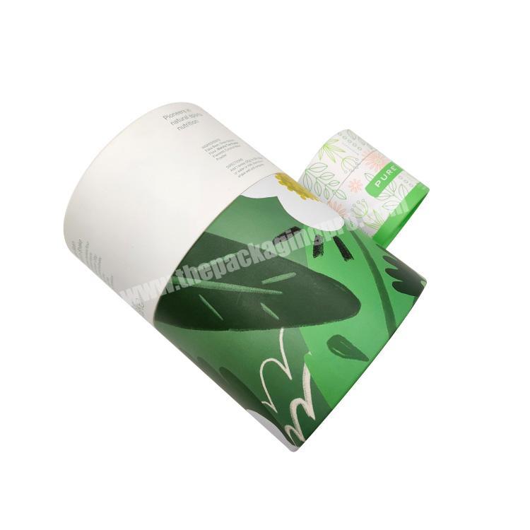 Wholesale Custom Round Boite A Bougies Candle Tube Paper Packaging Box Cylinder