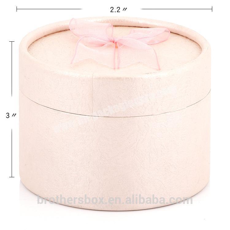 Wholesale Custom Small Luxury cardboard Cylinder Paper round tube gift box
