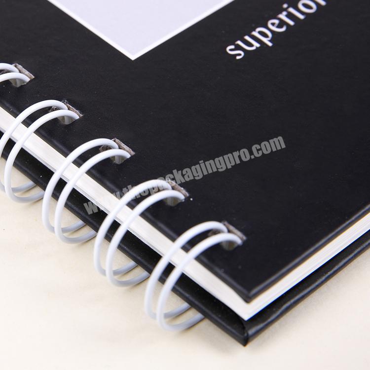 Wholesale Customised Kraft Paper Sequin College Ruled Notebook Vegan Leather Bind Jounal Cuadernos Escolares A5 Notebook