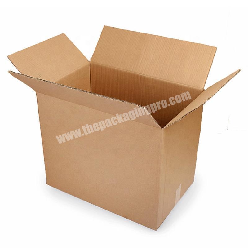 Wholesale Gray Kraft 5 Ply Huge Paper Karton Carton Box Packaging Heavy Duty Shipping Box in Stock