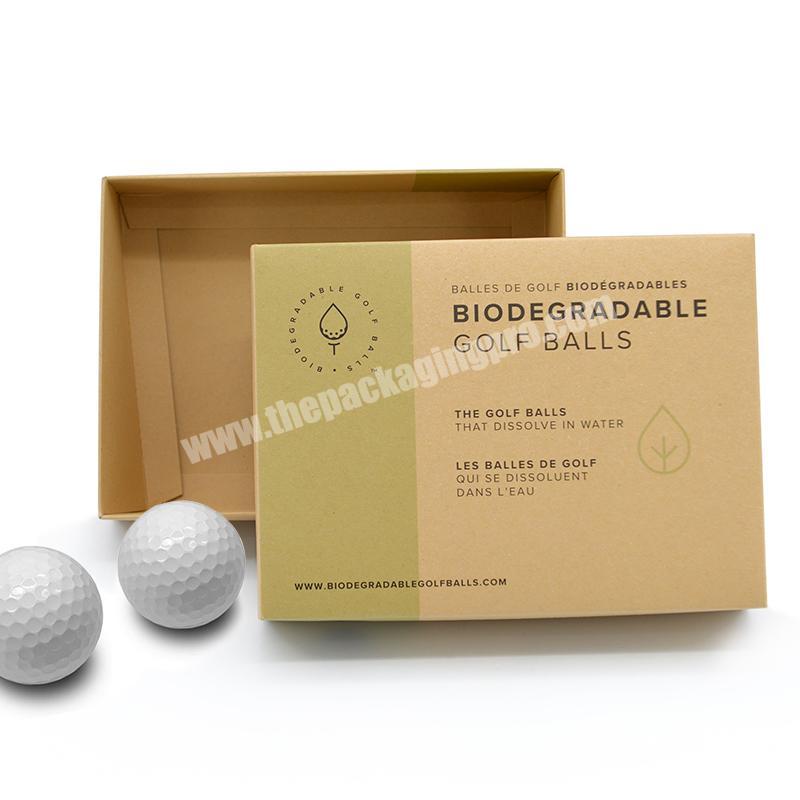 Wholesale Luxuriose Custom 3 12 Golf Balls Club Sleeve Packaging Paper Box Gift Set Golf Ball Box