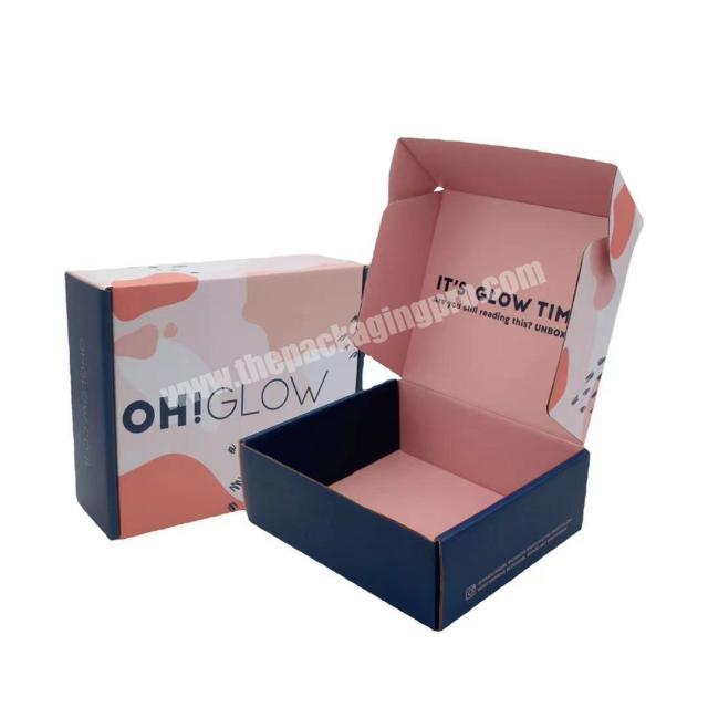 Wholesale Printed Caja Personalizada Corrugated Shipping Custom Logo Mailer Cardboard Box