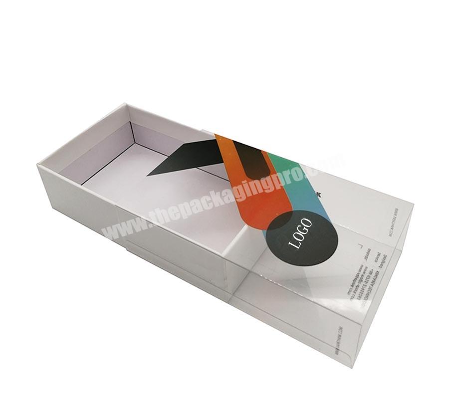 Wholesale White Cardboard Paper Box With PVC Window