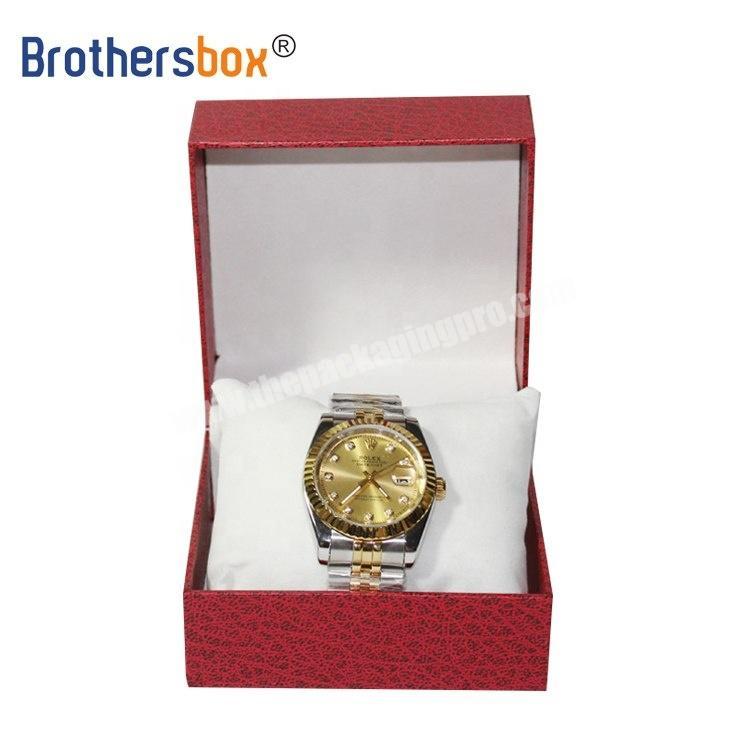 Wholesale custom logo private label luxury magnetic paper packaging watch box