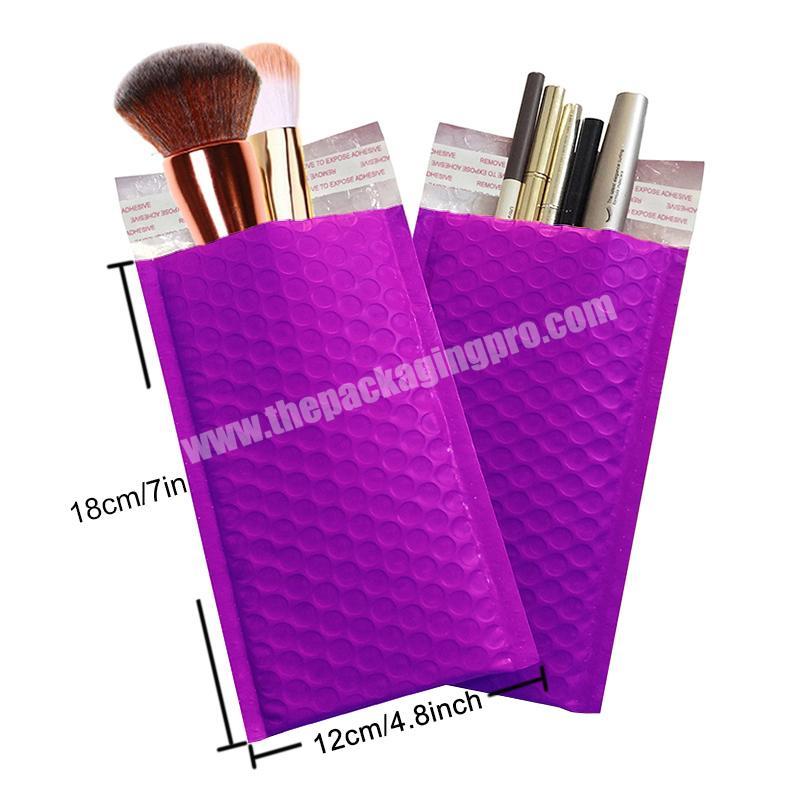 Wholesale extra strong cushioning materials small purple bubble shipping bags