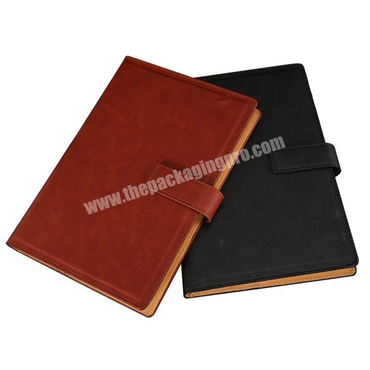 Wholesale high quality  A4 A5 A6 A7 custom logo promotional vintage PU leather notebook factory