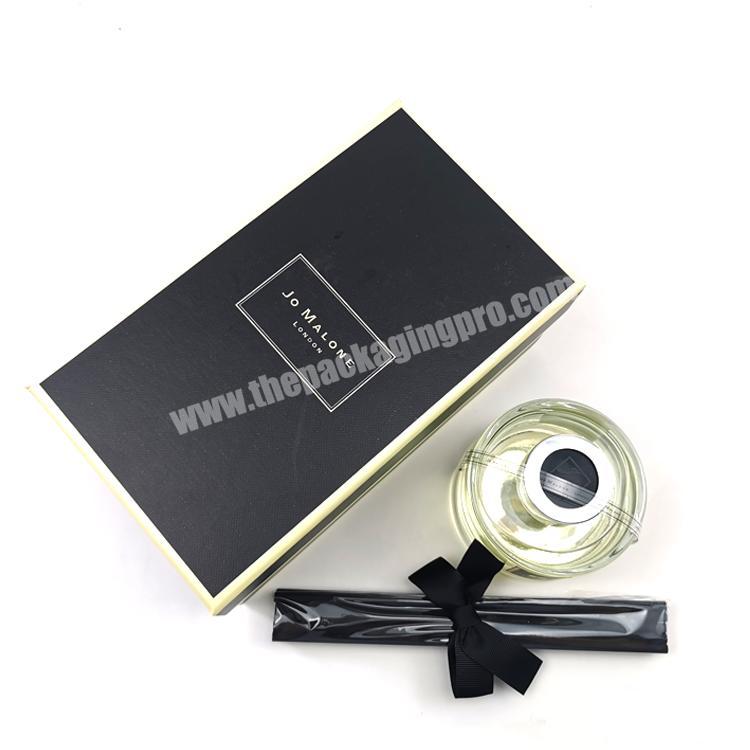 black lid and base boxes luxury paper gift box lid and base boxes with custom logo