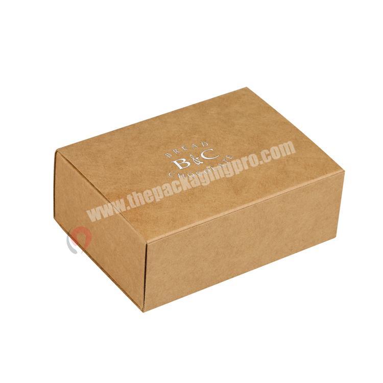 brown kraft paper folding packaging essential oil box