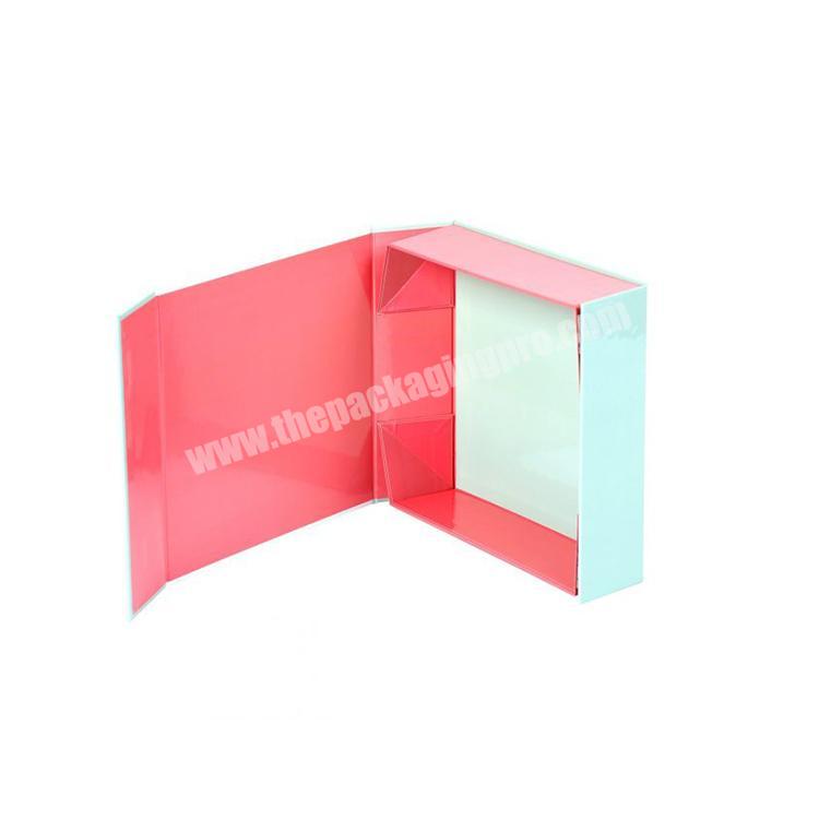 cardboard packaging magnetic collapsible paper box
