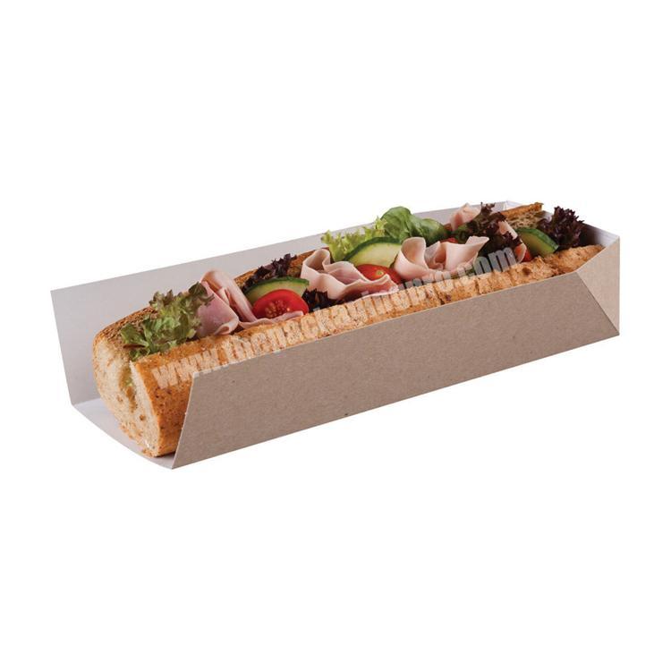 cardboard paper packaging tray hotdog box