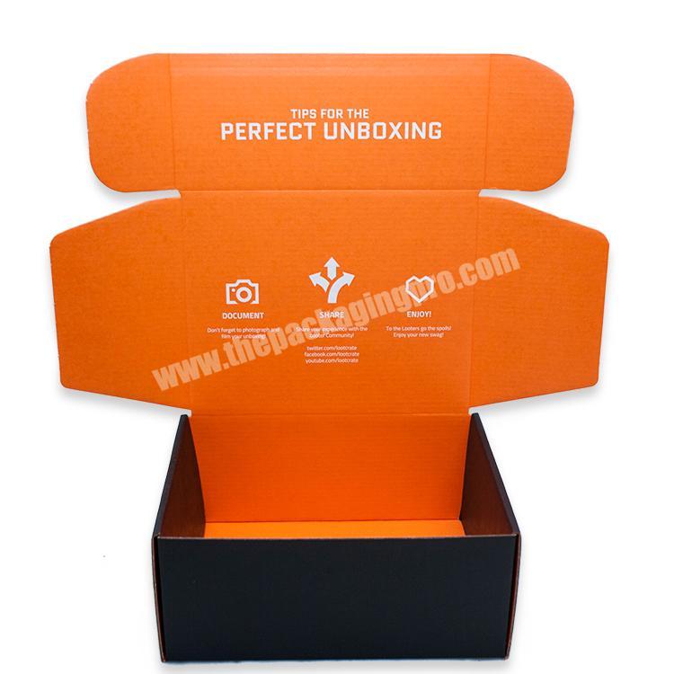 clothes small printed shipping custom boxes with logo