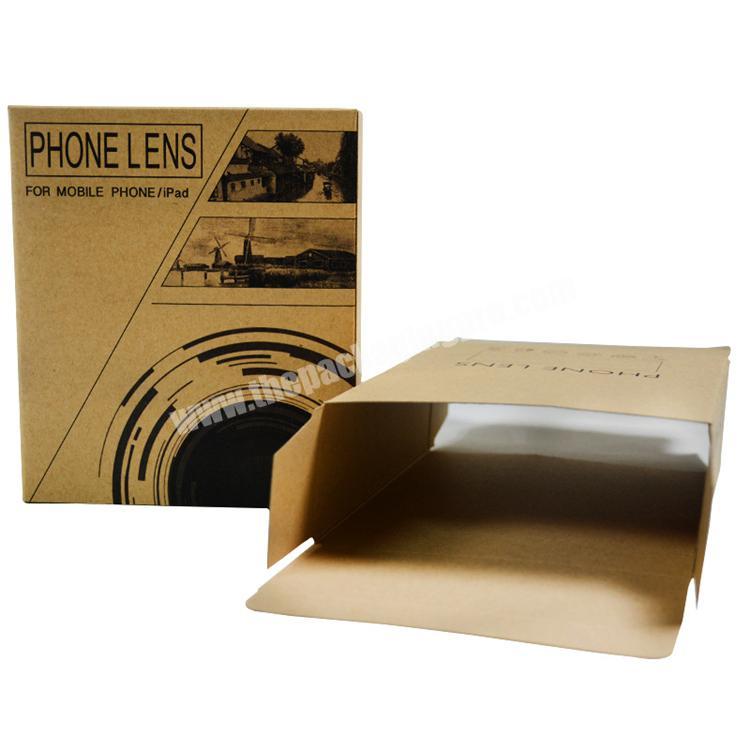 custom design brown paper gift cardboard box
