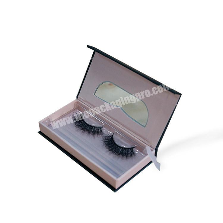 custom empty magnetic packaging eyelash gift box