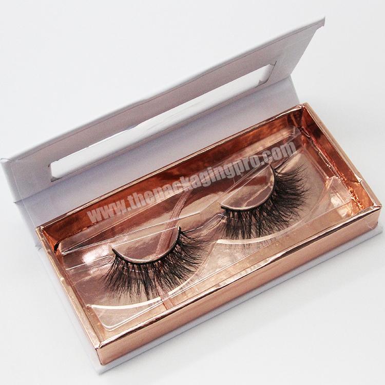 custom fancy mink false eyelash packaging box