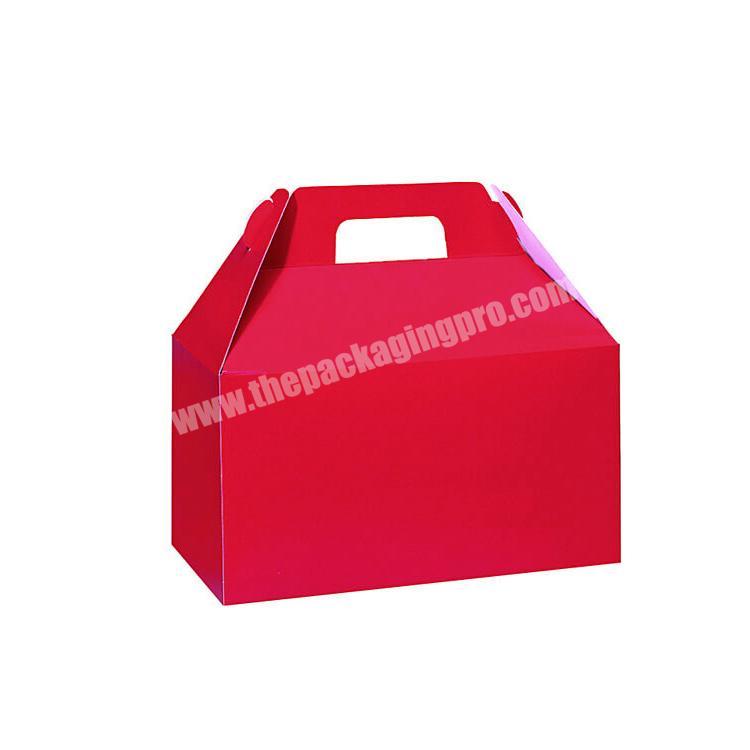 custom favor cardboard packaging gable boxes