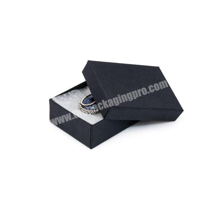 custom gift packaging black paper box