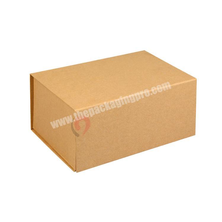 custom kraft folding  magnetic gift boxes wholesale