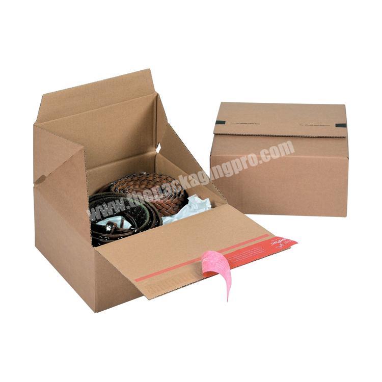 custom logo cardboard mailing small shipping box
