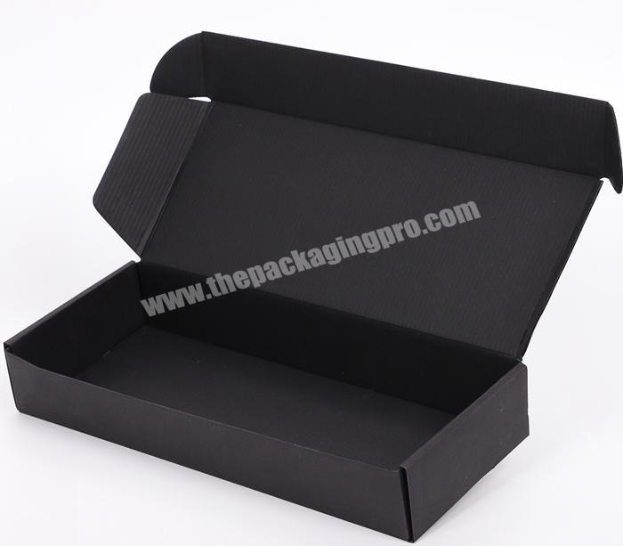 custom logo luxury single  rose flower cardboard shipping packaging eco friendly matte black subscription corrugated mailer box