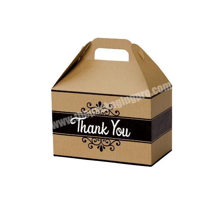 custom logo packaging thank you box