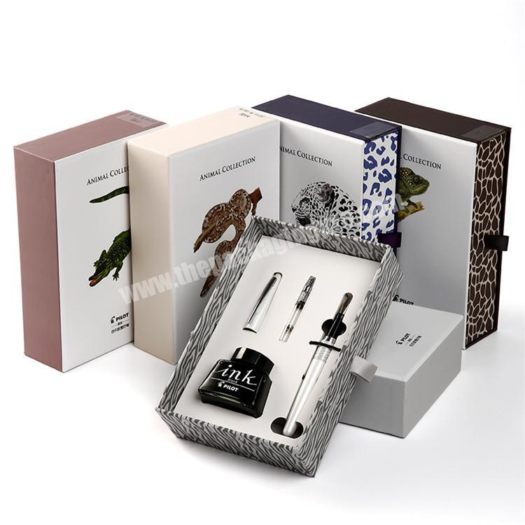 custom luxury packaging gift boxes for ink pens