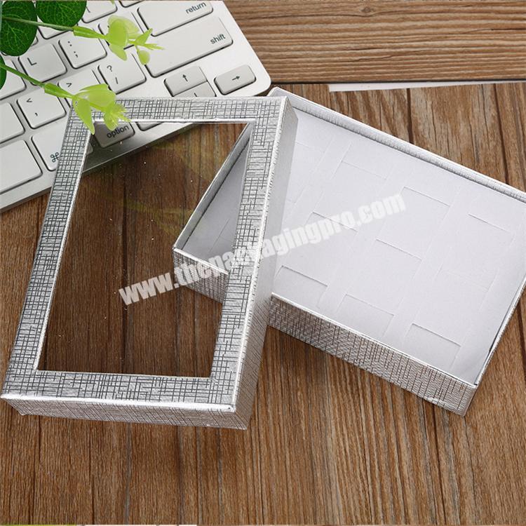 custom packaging plastic clear cover gift box