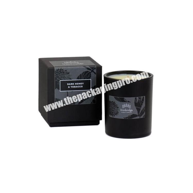 custom rigid paper packaging luxury candle box