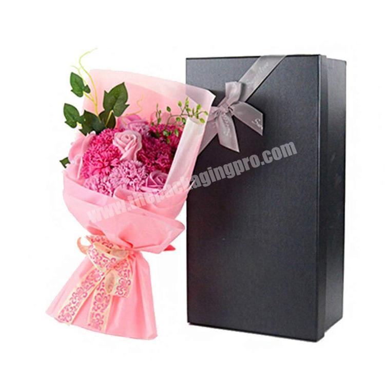 custom square gift flower bouquet box