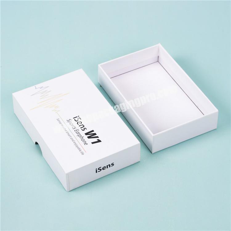 empty paper cardboard mobile phone packaging box