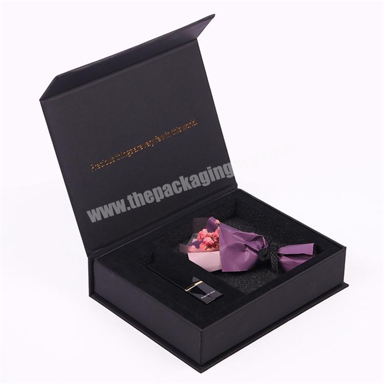 folded closure cosmetic gift box magnet
