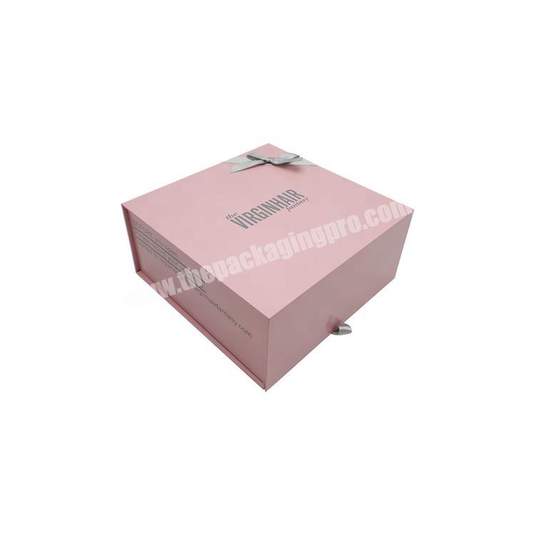gift custom logo shipping pink boxes