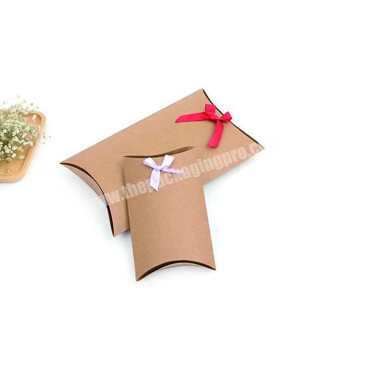 gift kraft paper carton box pillow