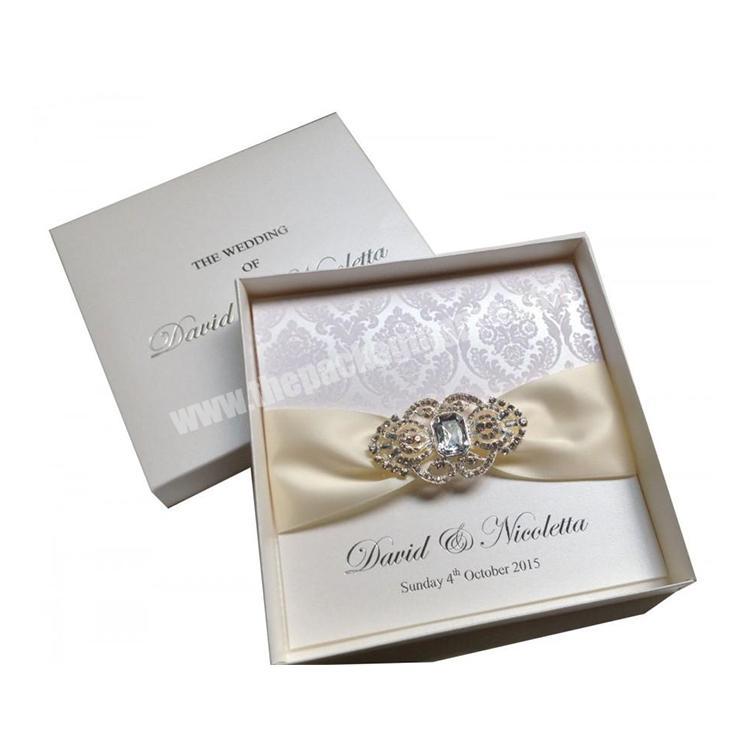 gift packaging wedding invitations luxury box