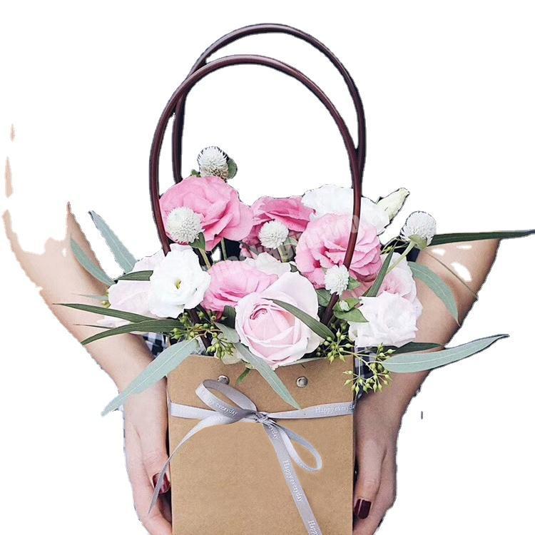 i love u packaging arrangement floral box
