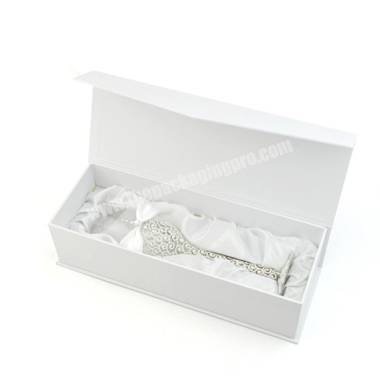 insulated packaging gift box for flute champagne glass