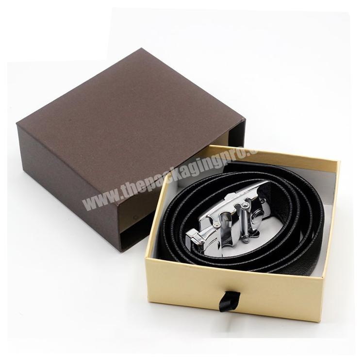 leather belt gift packaging Drawer box