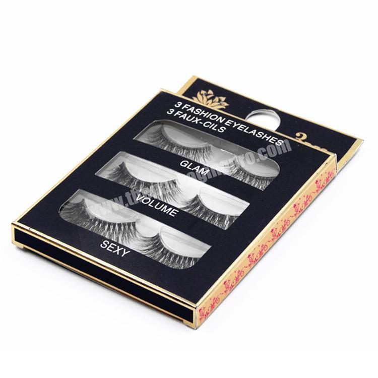 luxury cardboard packaging paper eyelash box