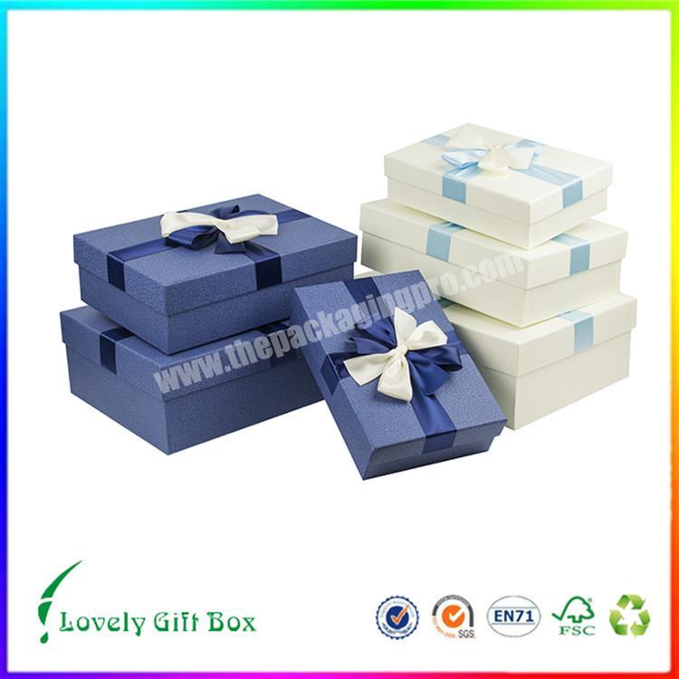 luxury customize apparel gift packaging boxes with lid