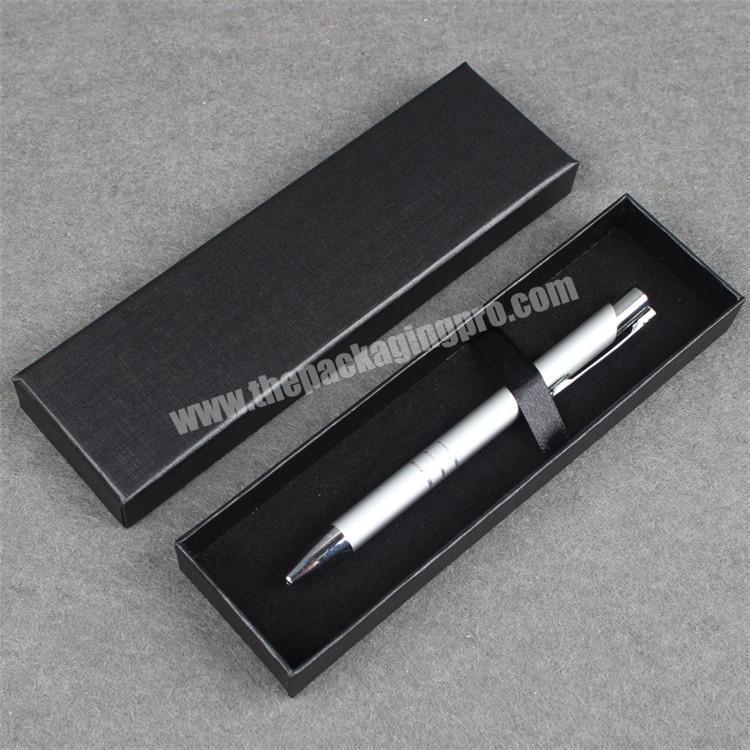 luxury gift custom balck pen packaging box